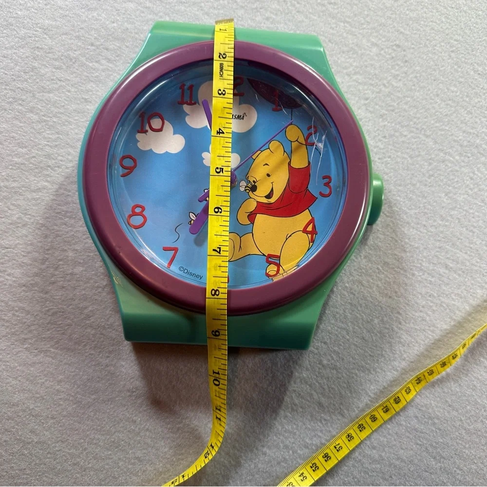 Disney Fantasma Winnie the Pooh‎ Watch Wall Clock Vintage 90s Battery